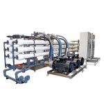 12 500M3/Day Packaged Setup BWRO, SWRO Reverse Osmosis (RO) Machine Skid For Bottled Water
