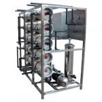Containerized 2000l_h Two Stage Reverse Osmosis Seawater Desalination Filter Processing Machine