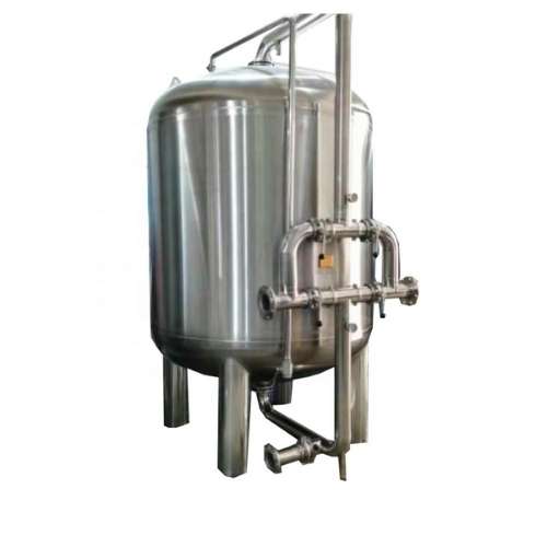 6-Stainless steel filter tank 304 316 pressure tank quartz sand filter for drip irrigation system large filter housing