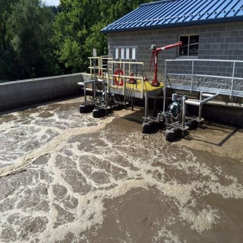 Figure 3 Activated sludge wastewater treatment system.