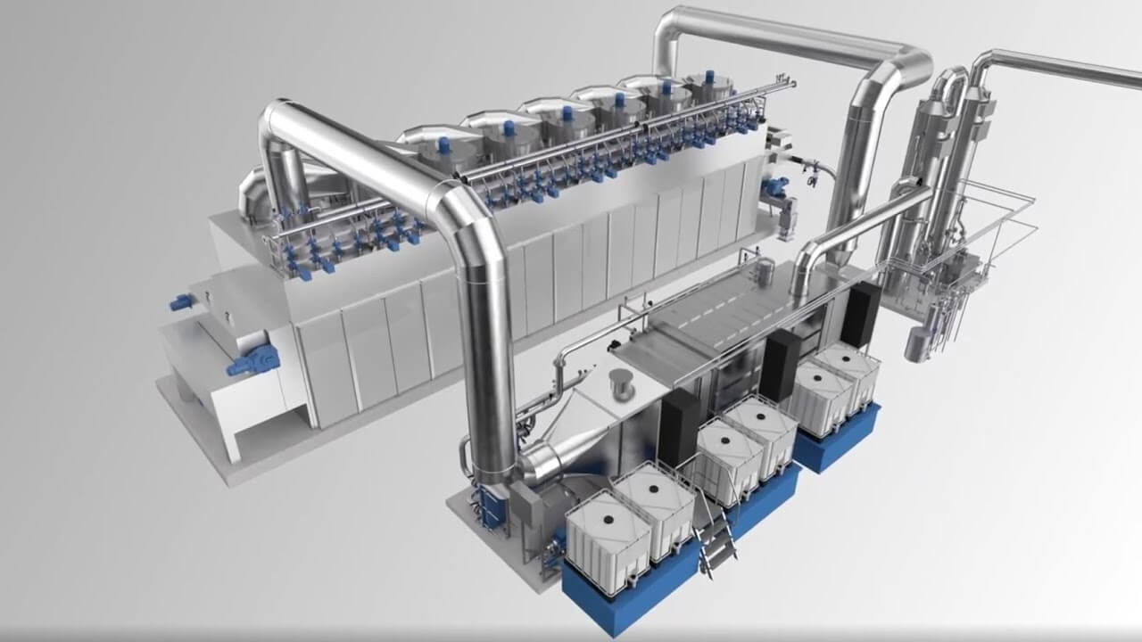 Figure 4 Sludge belt dryer.