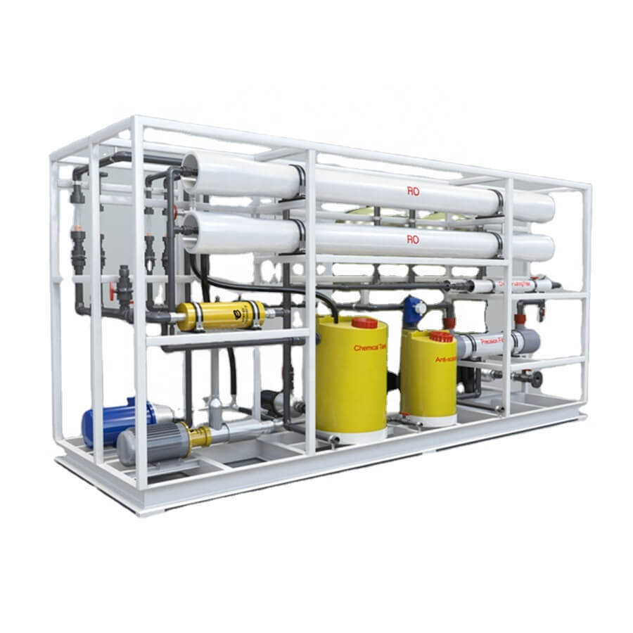 Figure 4 Brackish water reverse osmosis skid.