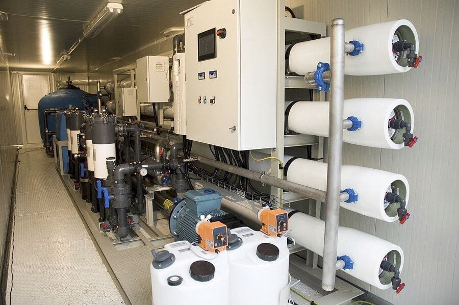 Figure 12 Containerized Seawater desalination plant.