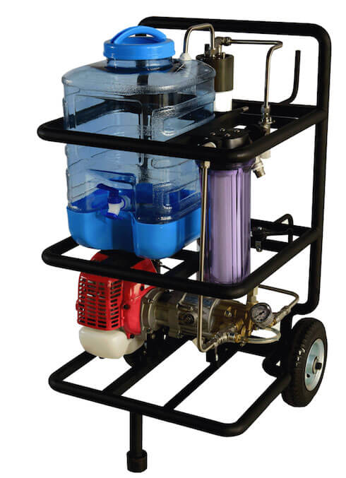 Figure 10 Customized personal desalination unit.