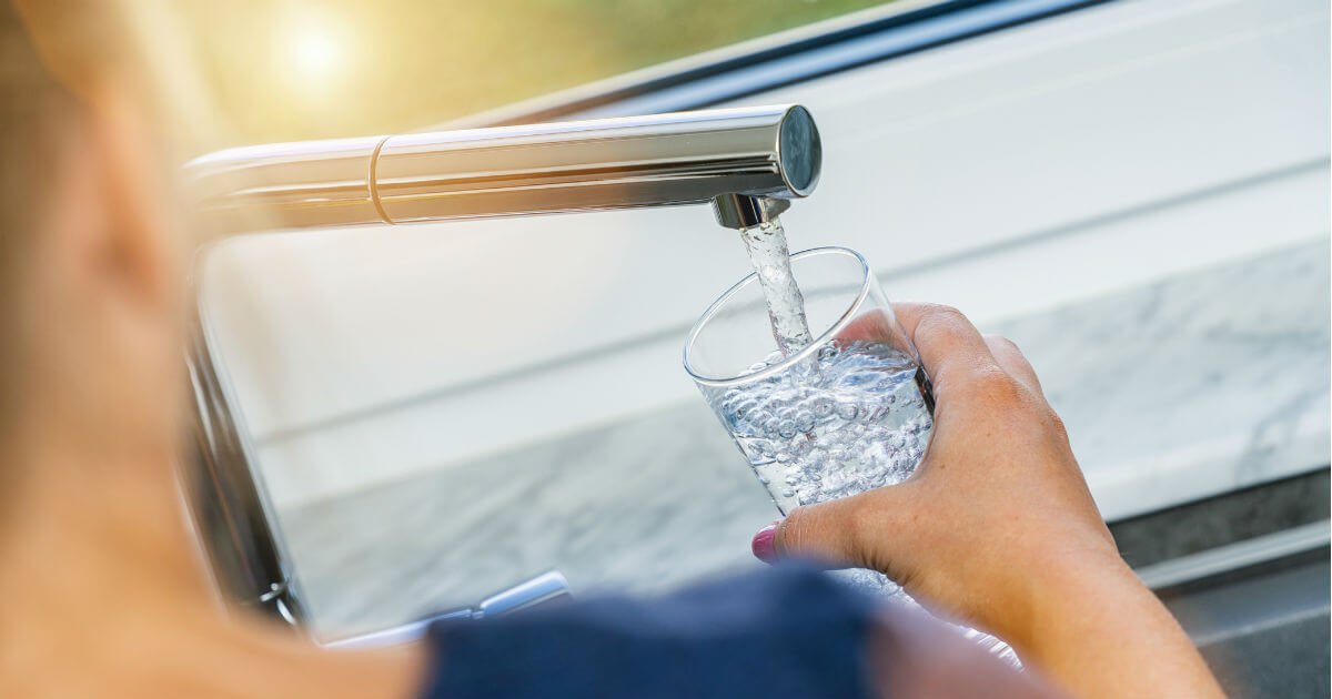 Figure 8 Drinking water from brackish water RO systems.