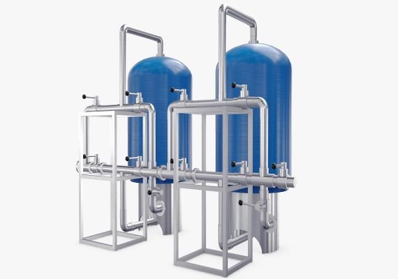 Carbon sand filter.