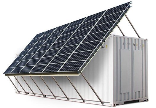 Figure 4 Containerized solar desalination plant.