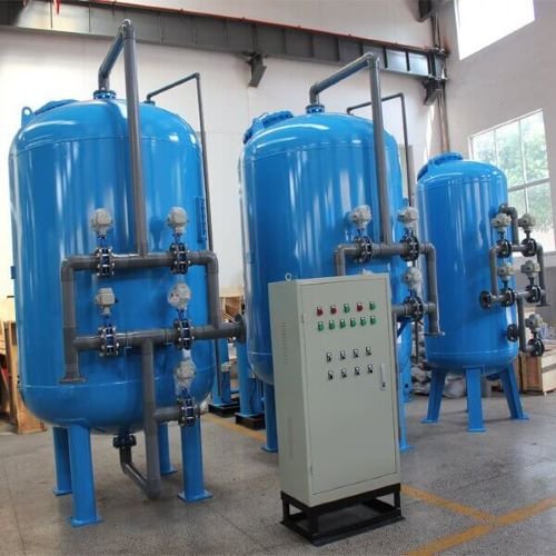 Figure 7 Automatic carbon sand filters.