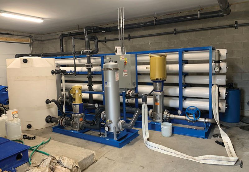 Figure 10 Industrial brackish water RO Plant.