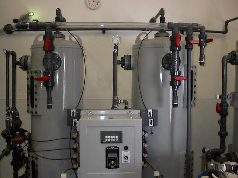 Figure 7 Industrial DI exchange tanks.