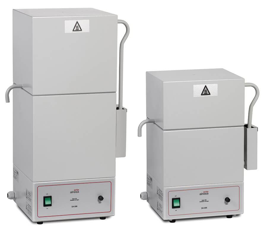 Figure 4 Laboratory water distillation units.