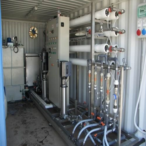 Figure 5 Membrane bioreactor system for landfill leachate treatment.
