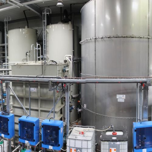 Figure 4 Industrial membrane bioreactor plant.