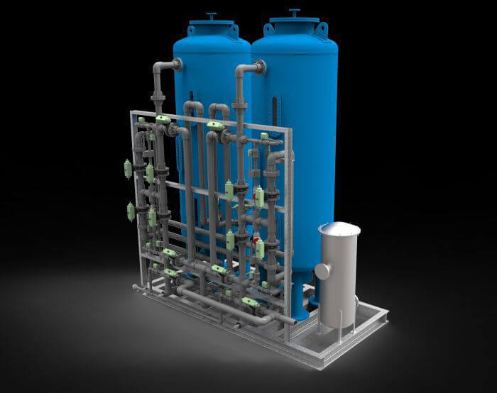 Figure 1 Media filtration system.
