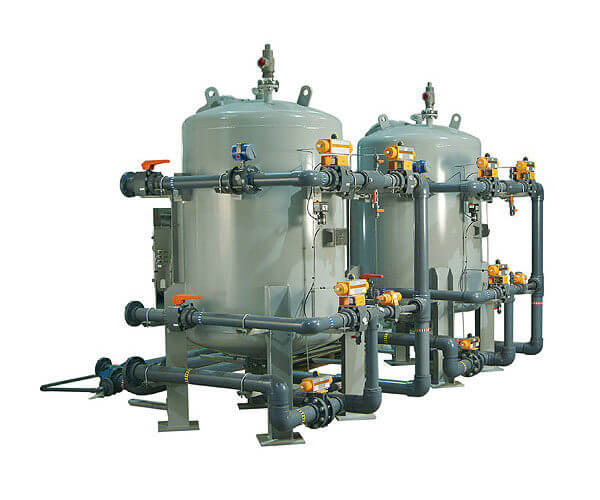 Figure 7 Multimedia filtration system.