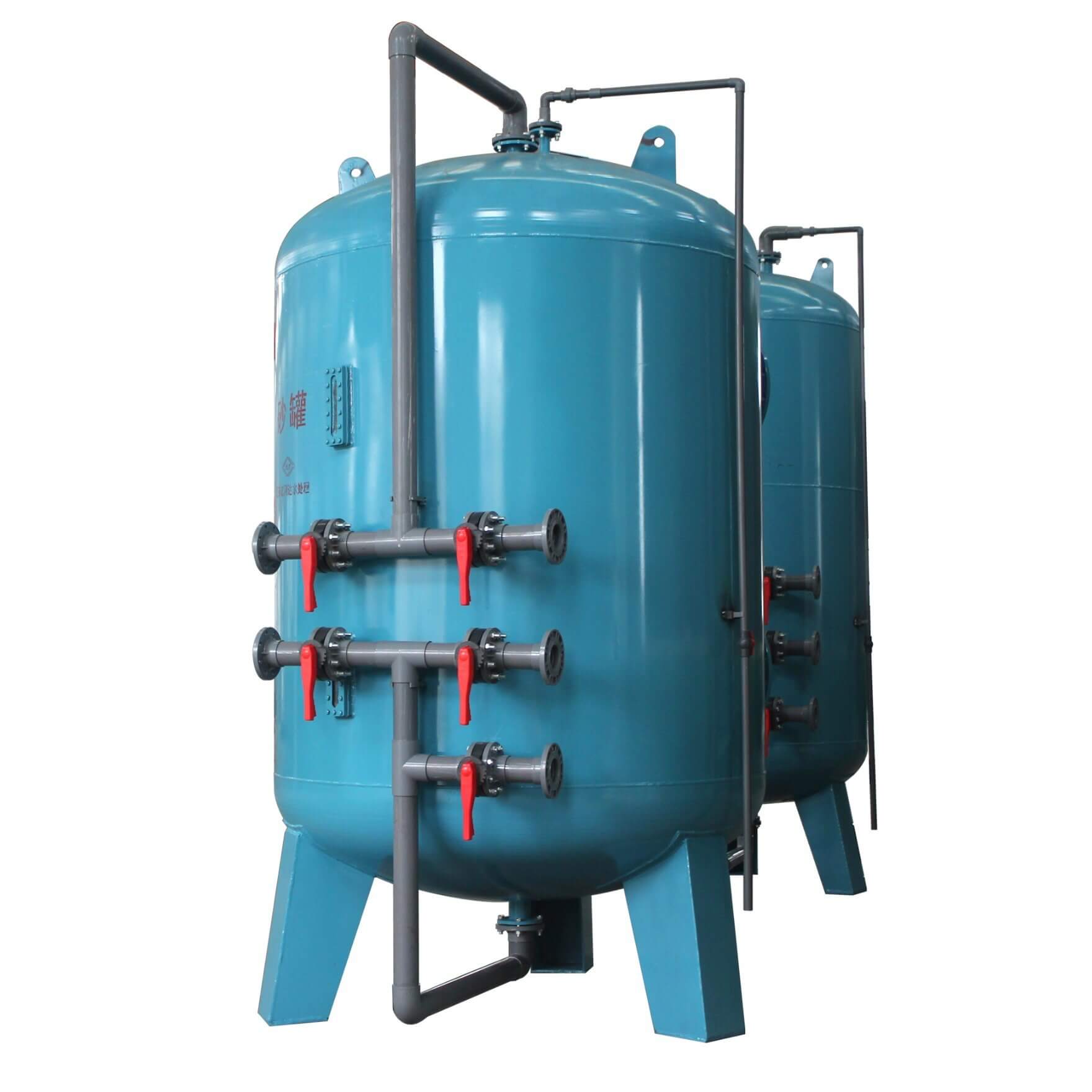 Figure 7 Backwashing sand filters.