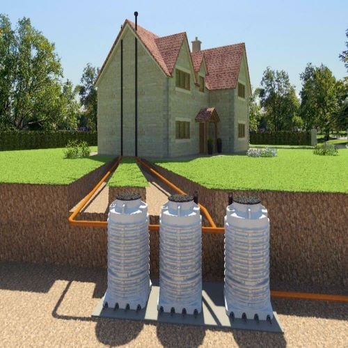 Figure 1 Residential wastewater treatment system.
