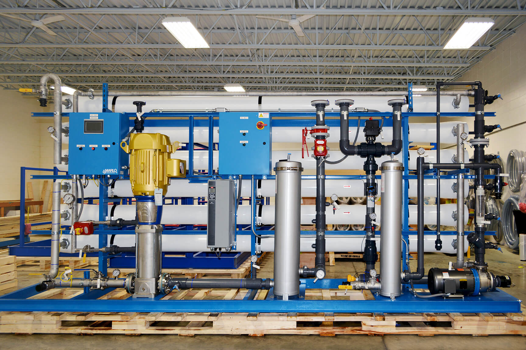 Figure 1 Reverse osmosis skid.