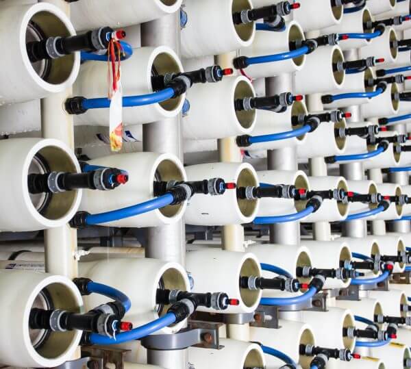 Figure 5 Seawater reverse osmosis membrane filters.