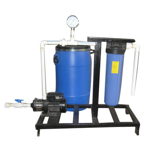 Figure 11 Semi-automatic membrane cleaning system.