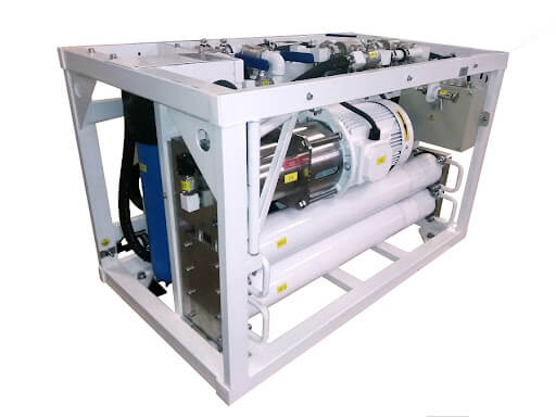 Figure 3 Reverse osmosis boat desalination unit.