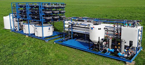 Figure 4 Ultrafiltration/Reverse osmosis filtration system.