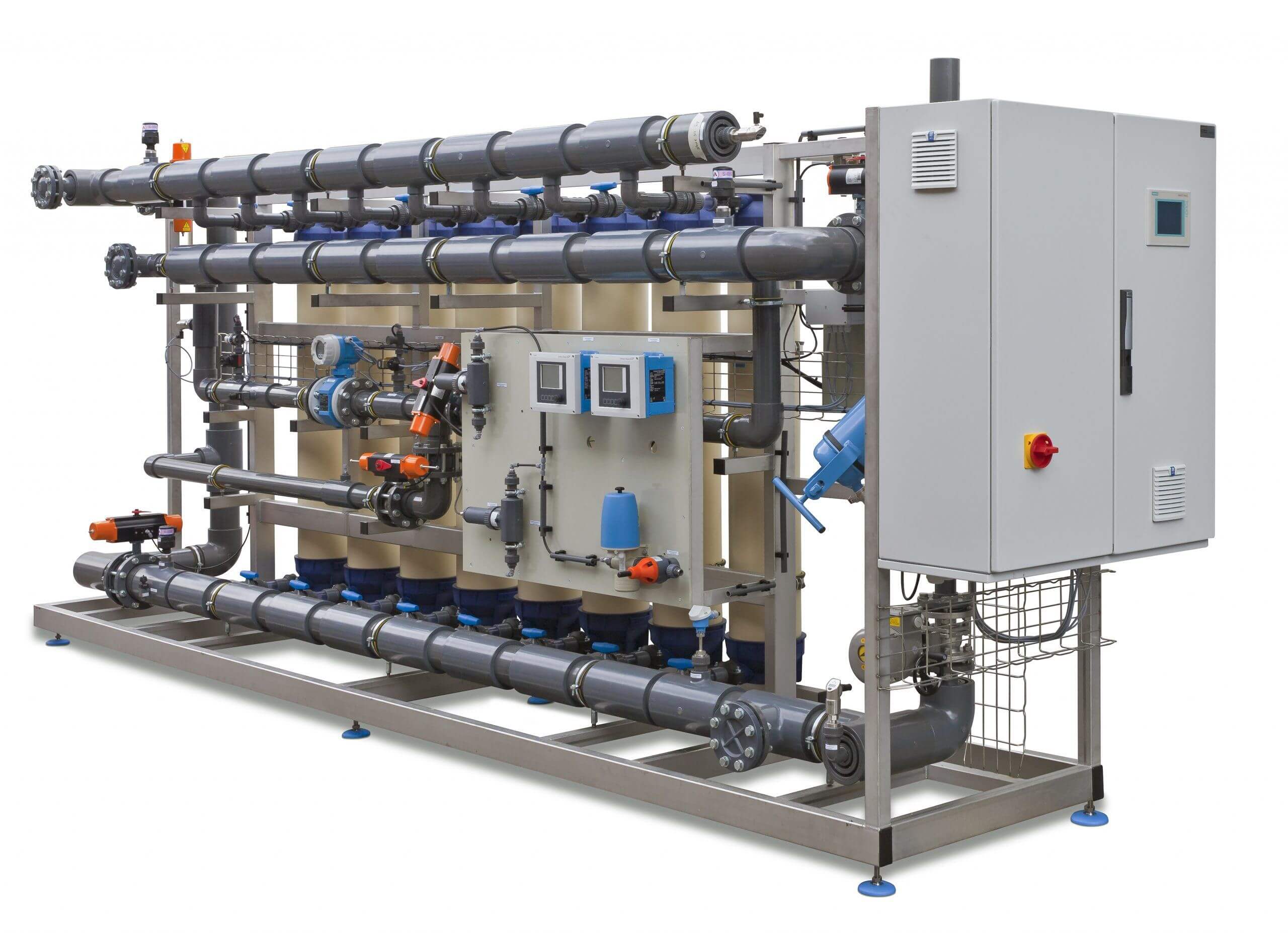 Figure 7 Skid-mounted ultrafiltration plant.