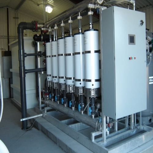 Figure 2 Ultrafiltration water purification plant.