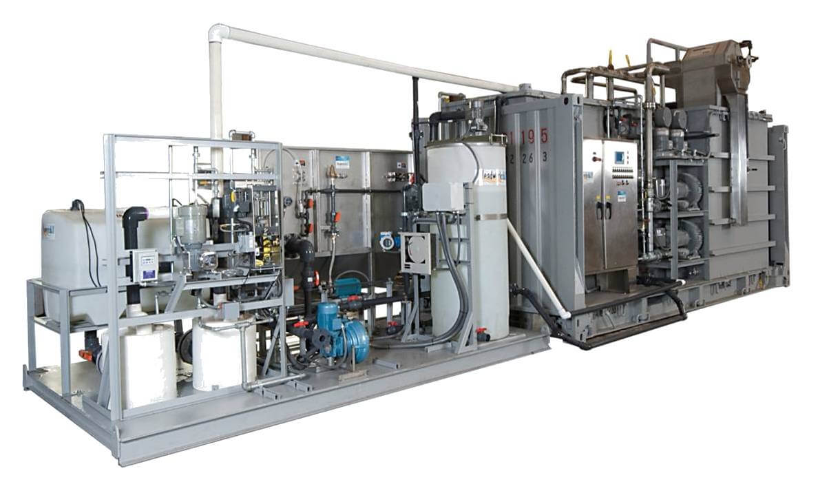 Figure 1 Compact wastewater treatment system.