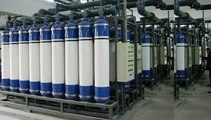 Figure 7 Wastewater ultrafiltration system.