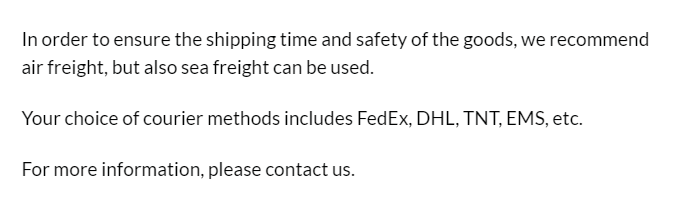 shipping＆packaging