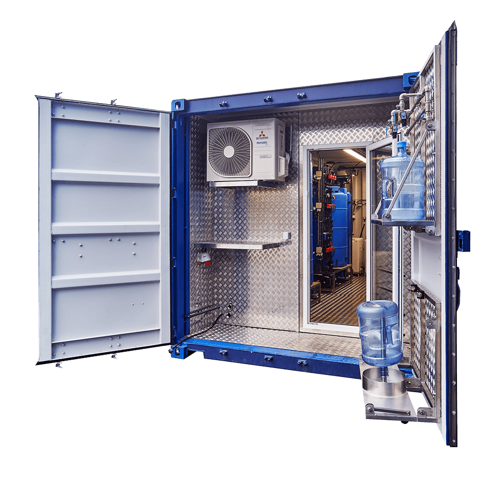 Figure 13 Containerized water treatment system.