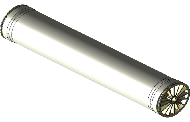 Figure 4 8 inch RO membrane filter.