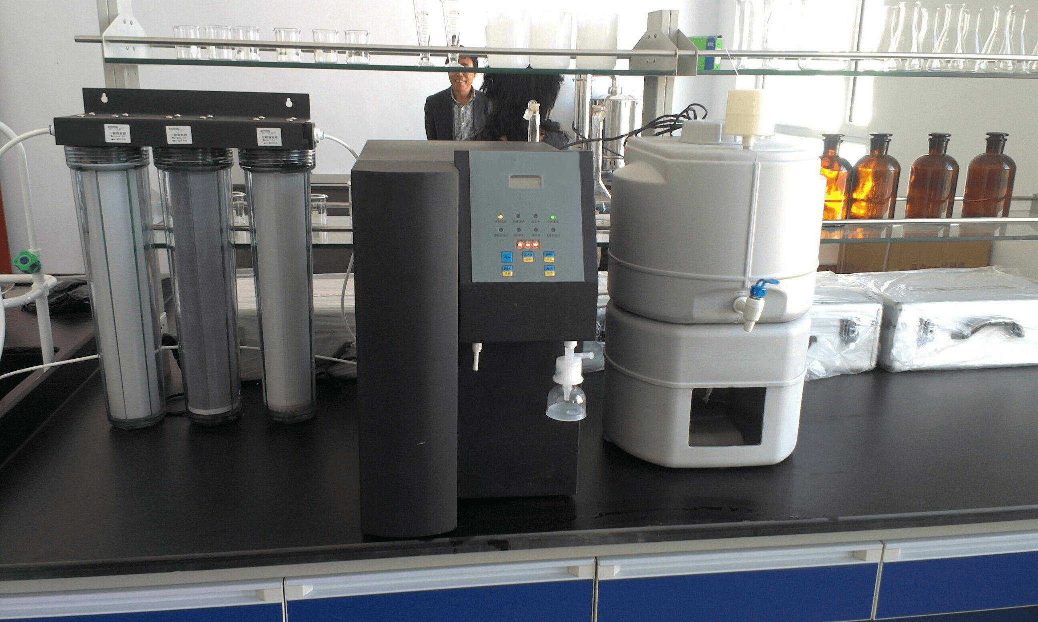 Figure 2 Laboratory Water purification application.