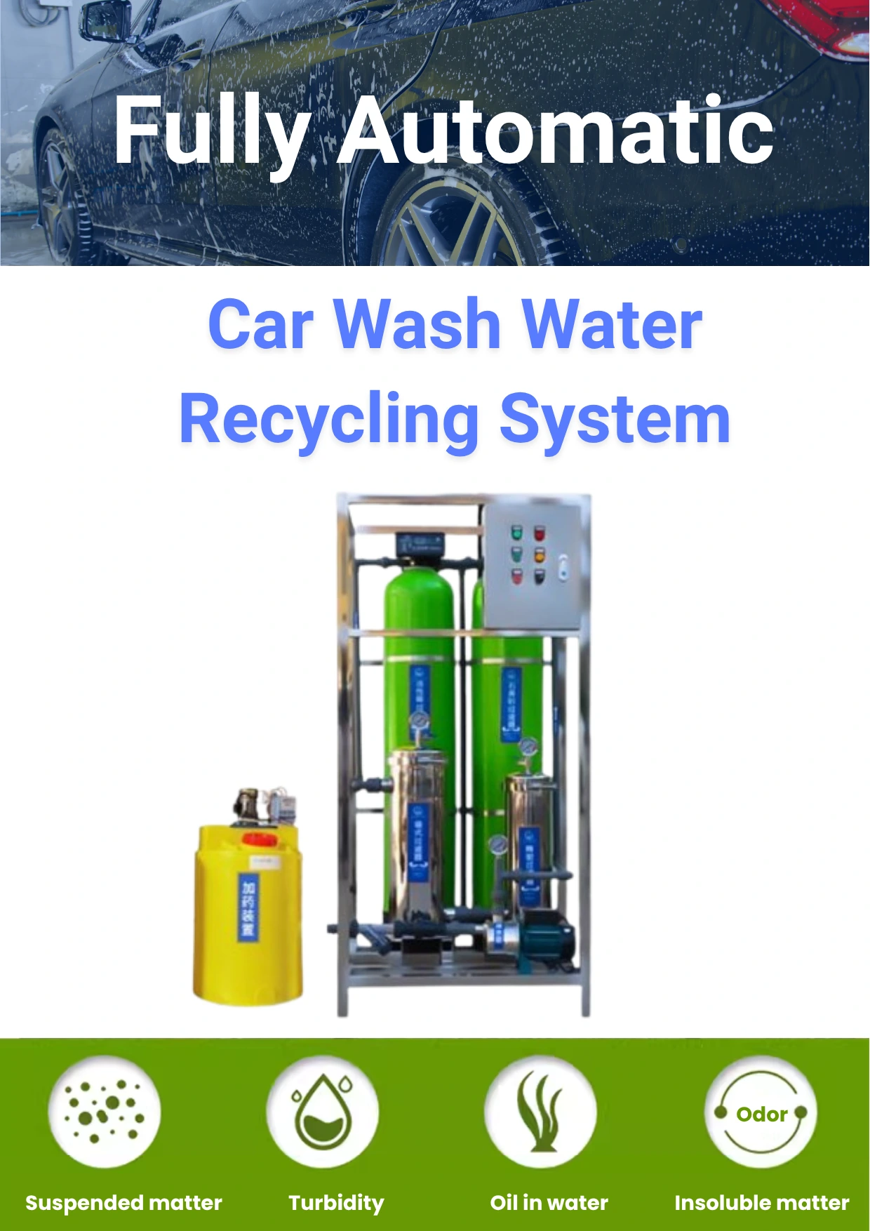 Car Wash Water Recycling System Advantages