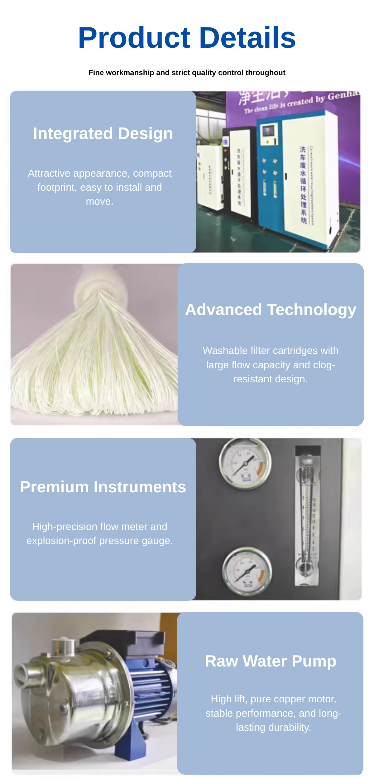 car wash water recycling unit details